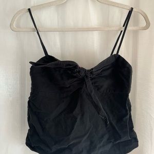 black brandy bow tie shirt! it is a little worn out but will be ironed before